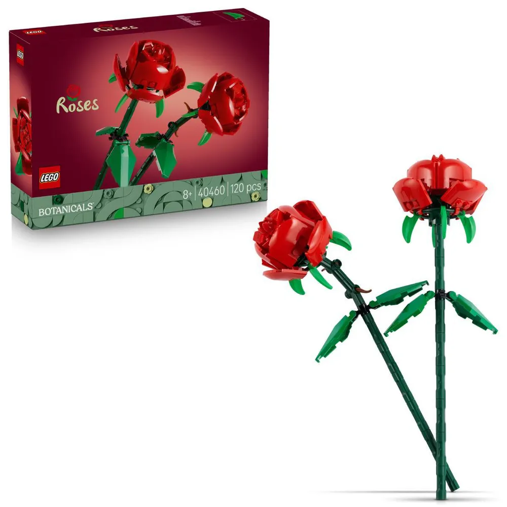 LEGO Botanical: Rosas | Idades 8+ | 120 Peças | Item 40460