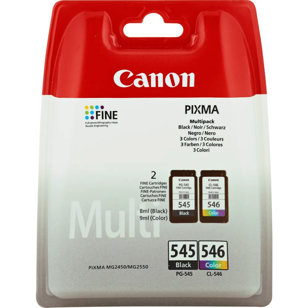 Canon PG-545/CL-546 BK/C/M/Y Ink Cartridge Multipack 8287B005