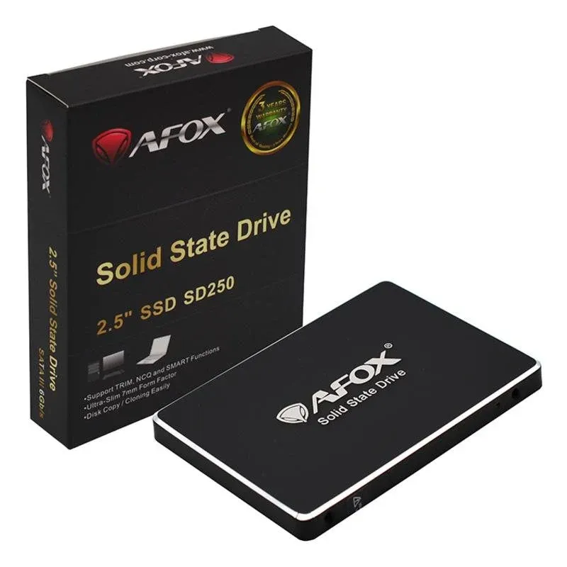 Disco Rígido Disco Duro Afox SD250-256GN 256GB SSD 2.5" 450MB/s SATA III