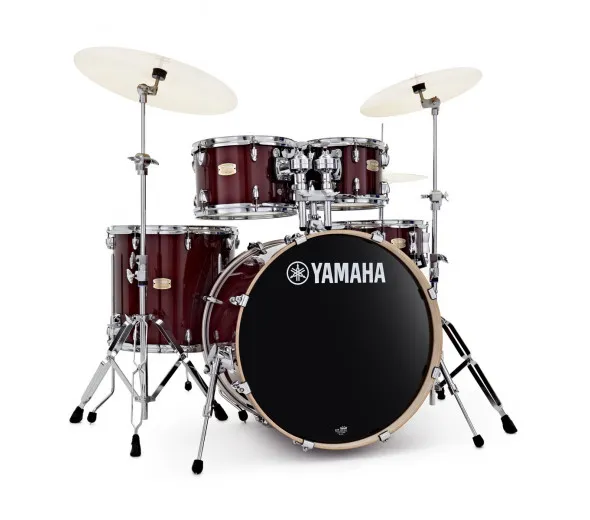 Yamaha Stage Custom Birch Cranberry Red com Hardware 22''