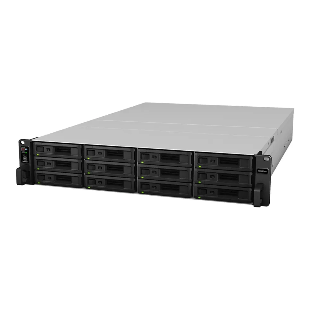 NAS Synology RackStation RS3621XS+ 12 Baías 3.5"- 2.5" DDR4 Formato Rack
