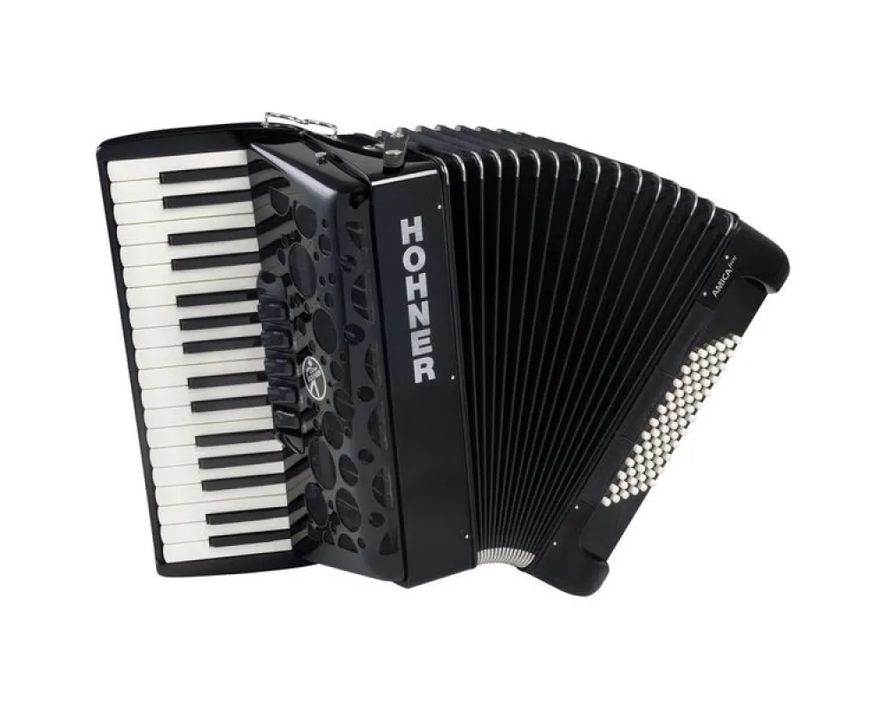 Hohner Amica Forte III 72 Baixos silent Black