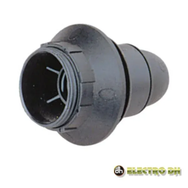 Casquilho Para Lâmpada E14 Preto Electro Dh