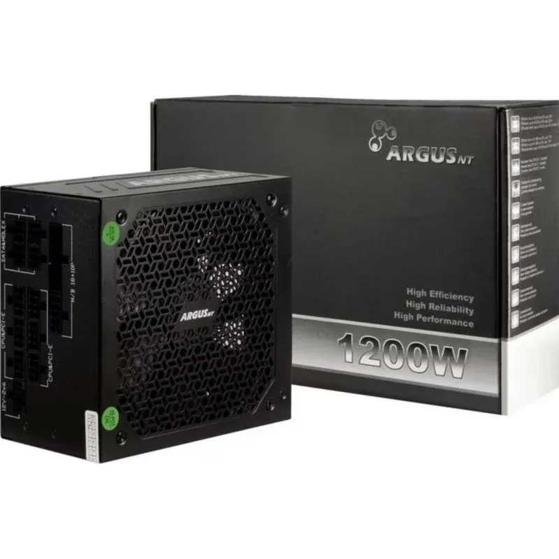 Fonte Alimentação Fuente de Alimentación Intertech Argus BA4 1200W 80+ Gold modular semi-passive