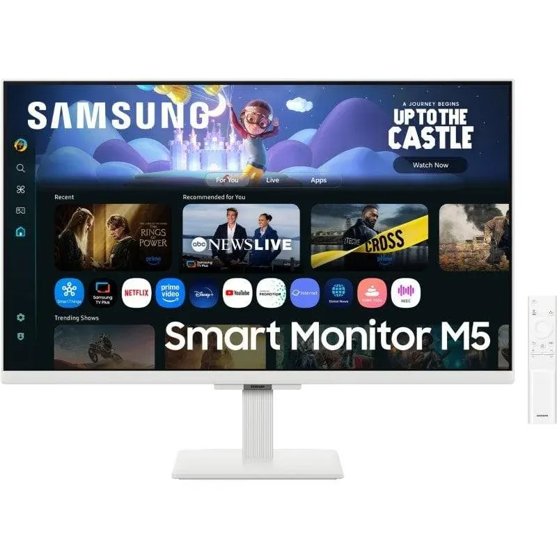 Smart Monitor Samsung M5 27" FHD Smart TV Branco