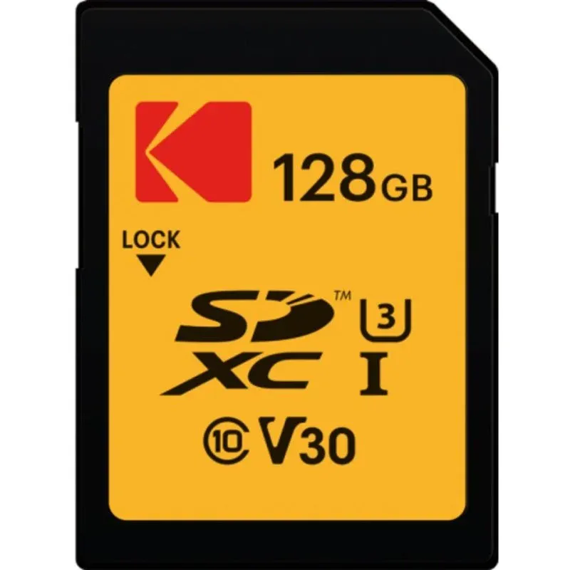 Cartão de memória Kodak EKMSD128GXC10HPRK 128 GB SDXC Classe 10 UHS-I V30