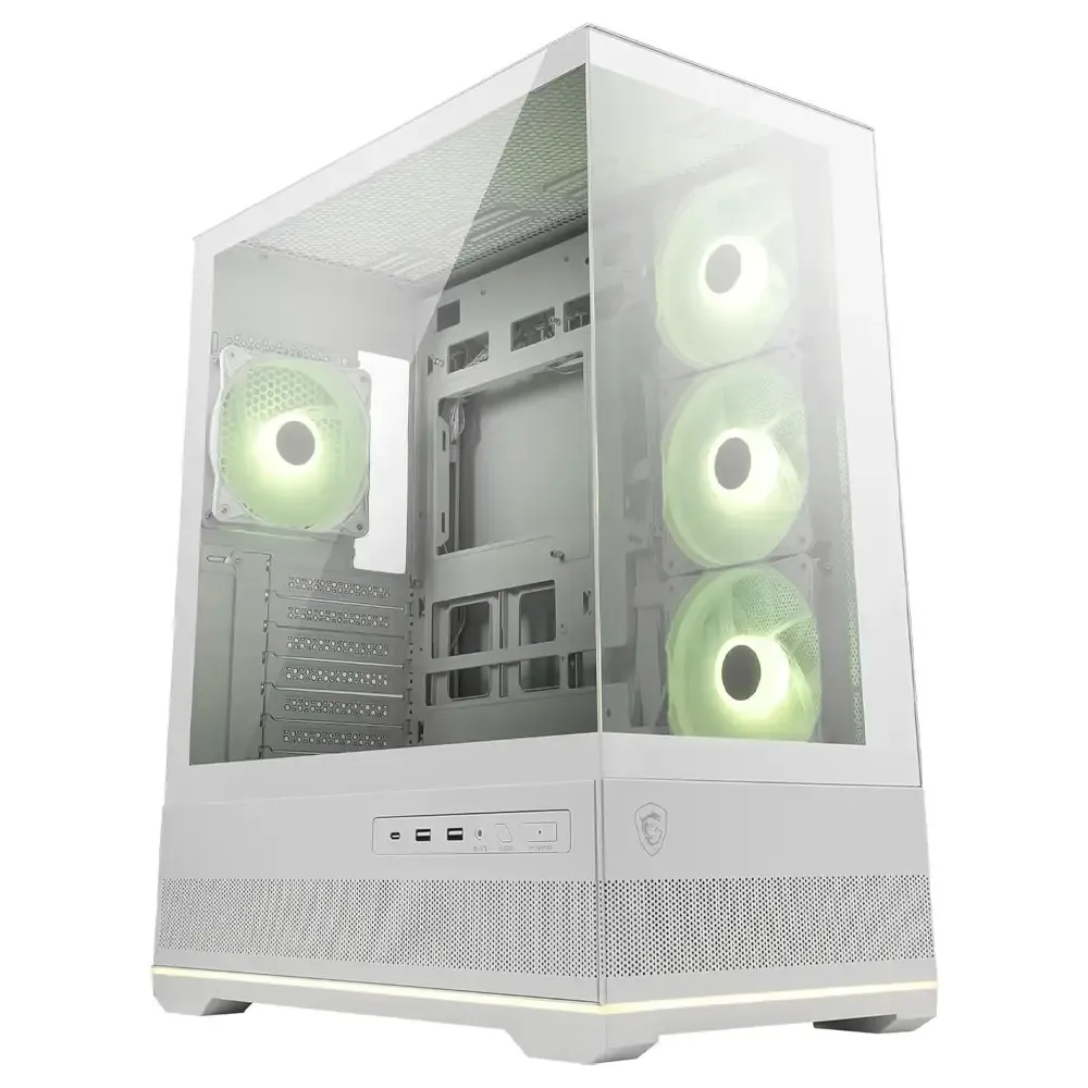 Caixa ATX MSI MAG Pano 110R PZ ARGB Tempered Glass Branca - Recondicionado