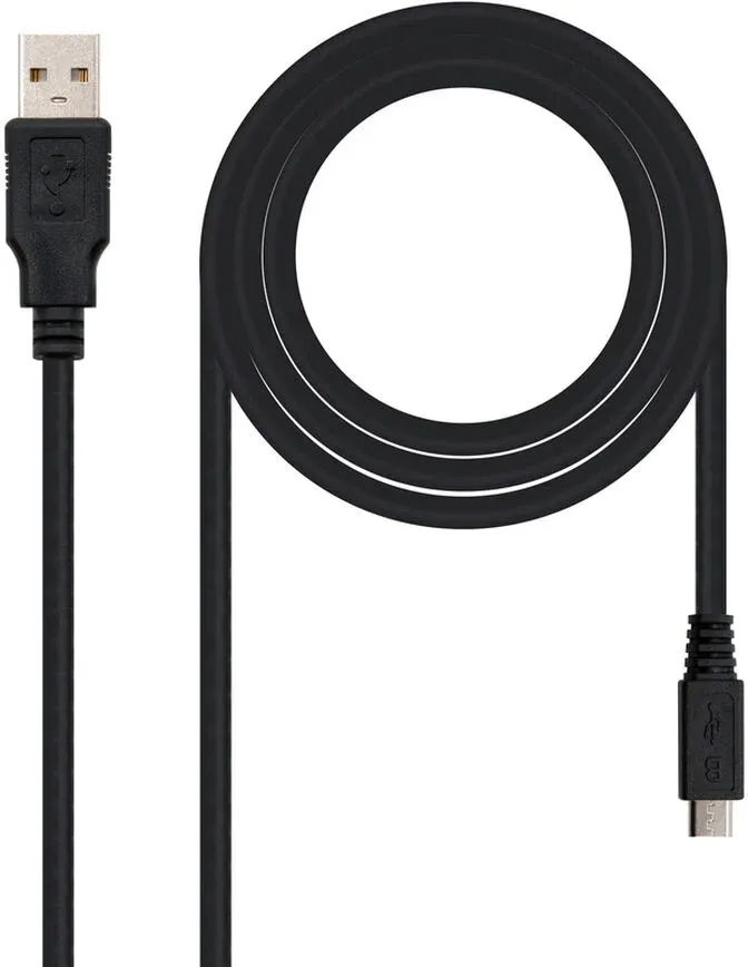 Cabo USB 2.0 Nanocable USB-A/M > Micro-B/M 1.8 M