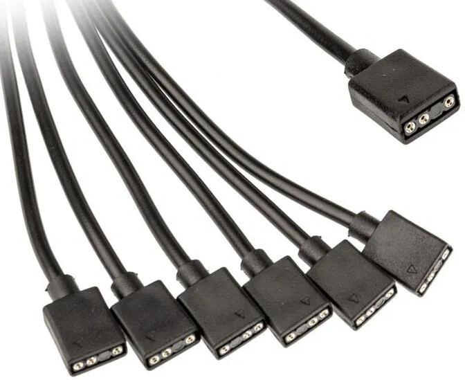 Cabo Splitter Kolink 1-6 ARGB 30cm