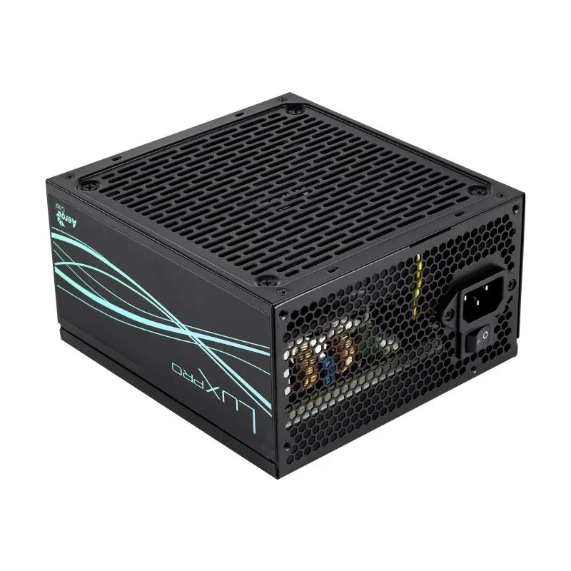 Fonte Alimentação Aerocool LUXPRO650 Fonte de Alimentação 650W 80Plus Bronze +88% Ventoinha FDB