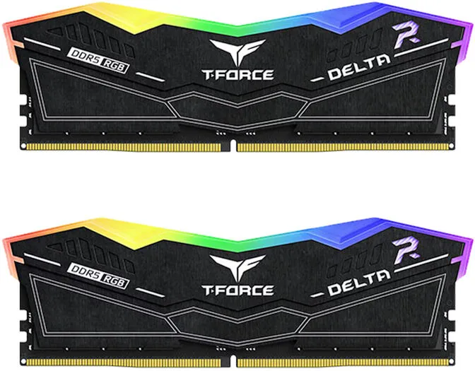 Team Group Kit 32GB (2 x 16GB) DDR5 6000MHz Delta RGB Preto CL38