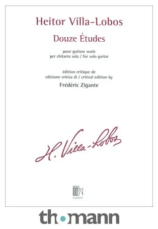 Editions Durand Villa-Lobos 12 Etudes