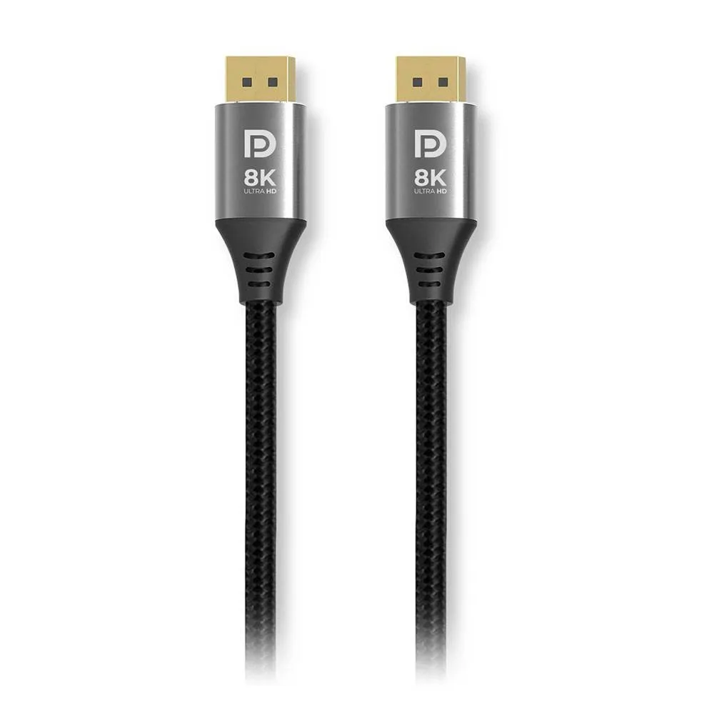 Cabo 1Life DisplayPort Ultra HD 8K 60Hz 2m Preto