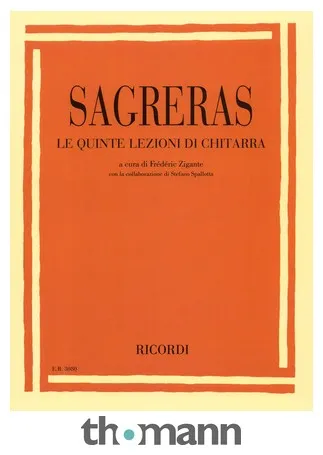 Ricordi Sagreras Lezioni di Chitarra