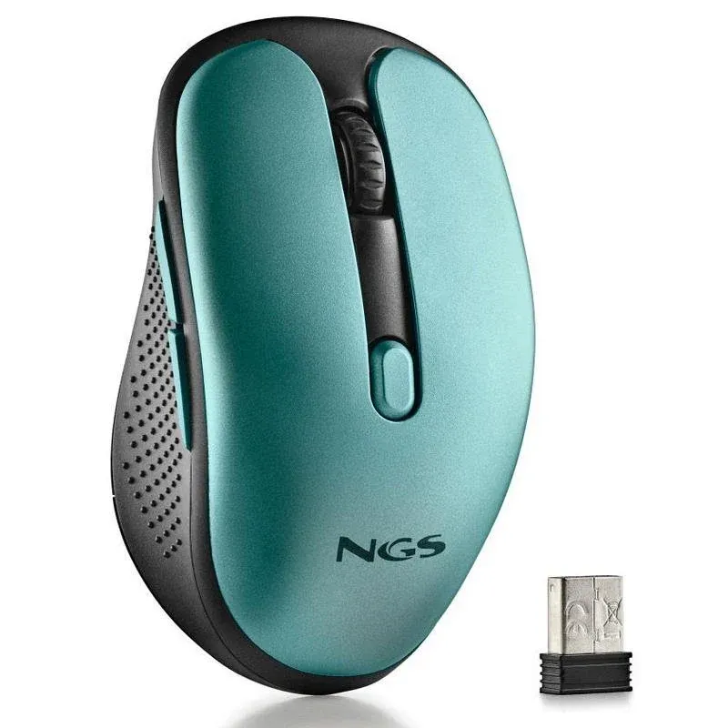 NGS Evo Rust Ice Rato Sem Fios Recarregável 1600DPI Botões Silenciosos