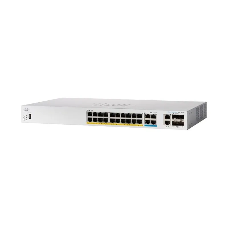 Comutador Cisco Catalyst C1300-24MGP-4X Gestor L2/L3 PoE Montagem Rack