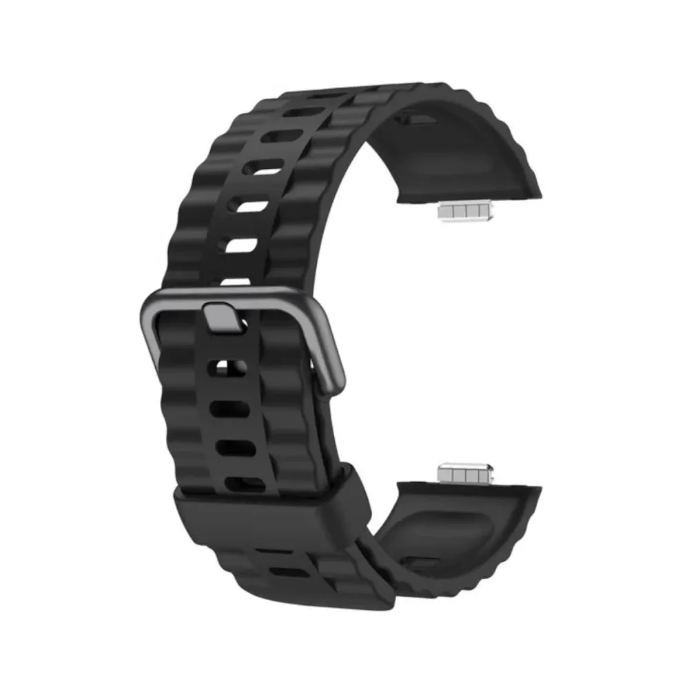 Bracelete Silicone Huawei Watch Fit 4 Preto