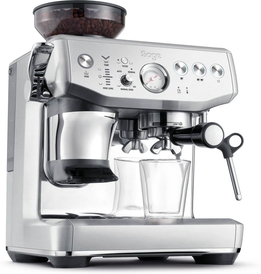 SAGE MÁQUINA DE CAFÉ THE BARISTA EXPRESS IMPRESS (BRUSHED STAINLESS STEEL)