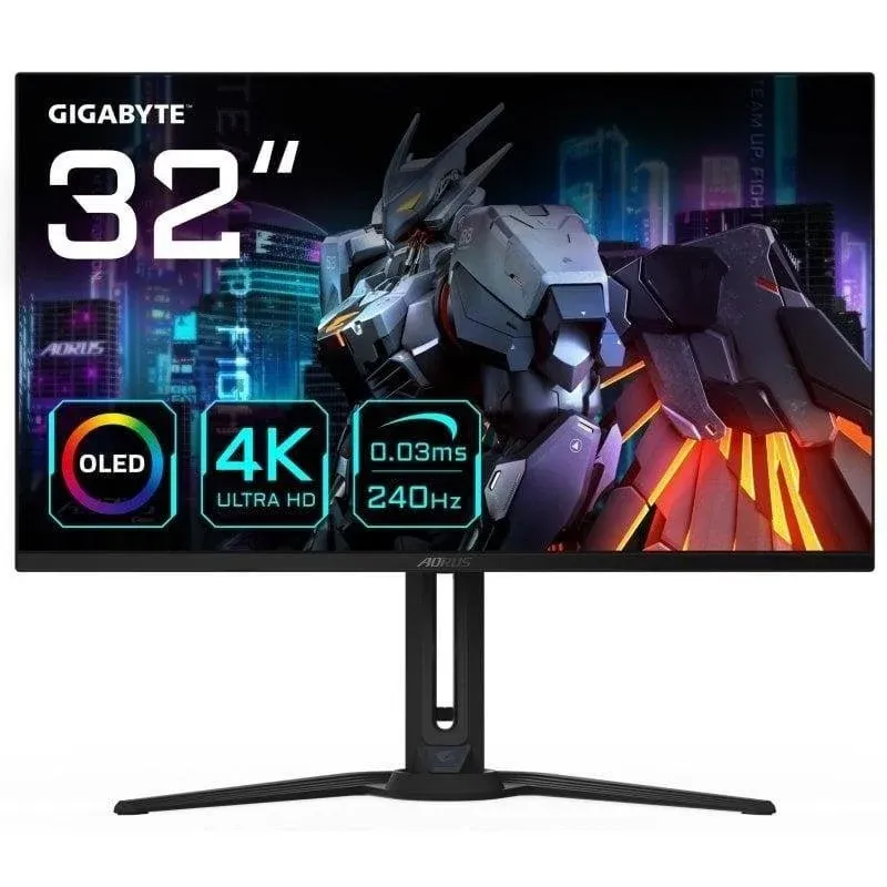 Monitor Gigabyte AORUS FO32U2 31,5'' UltraHD 4K 240Hz QD-OLED FreeSync Premium 0,03ms