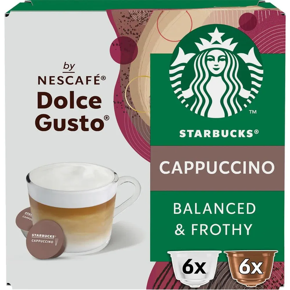 Cápsulas Dolce G. 12538750 Starbu.Cappucino 12Cap