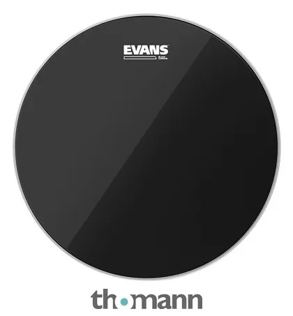Evans 15" Black Chrome Tom