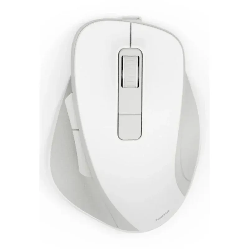 Rato Hama WM-500 Wireless RF 1600DPI Branco Ergonomia Silencioso USB-C