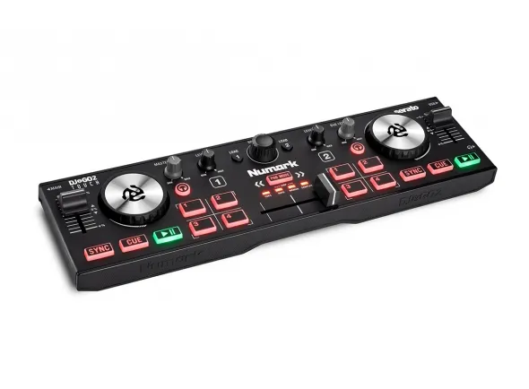 Numark DJ2Go2 TOUCH Controlador de DJ Ultra Portátil