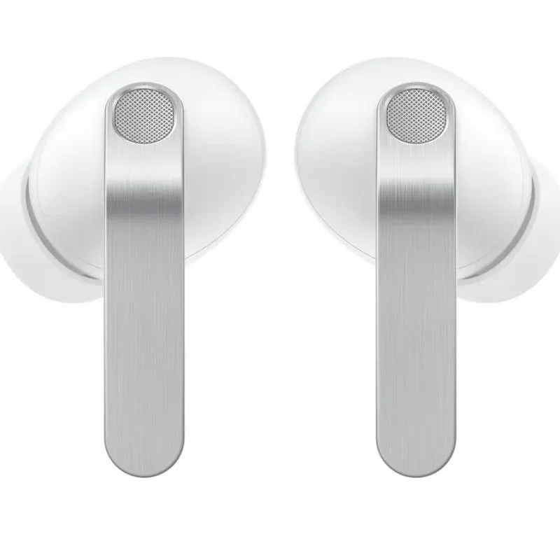 Auriculares Samsung Galaxy Buds4 Pro sem fios Bluetooth com Cancelamento de Ruído ativo branco
