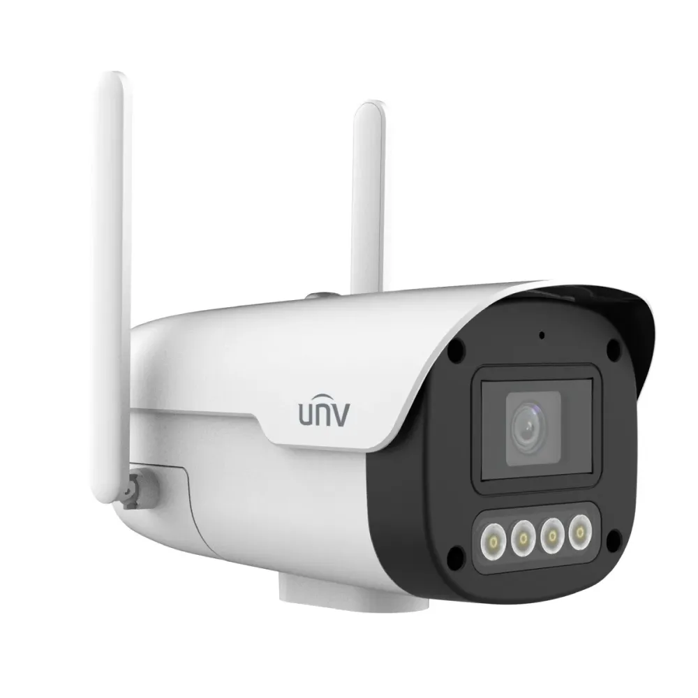 Câmara de Segurança IP Uniview Easy Bullet 2MP 4mm IP67 ColorHunter Branca
