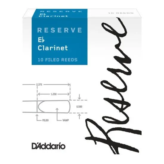 Daddario Reserve Clarinete Eb 2.5 (10 Un)