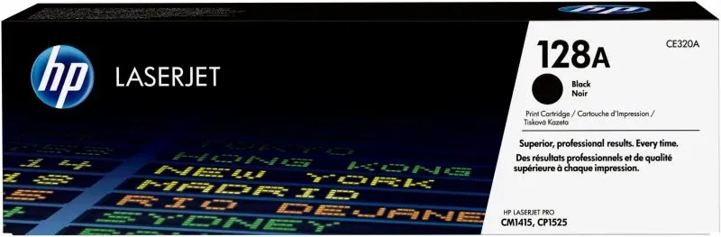 HP 128A Black LaserJet Print Cartridge