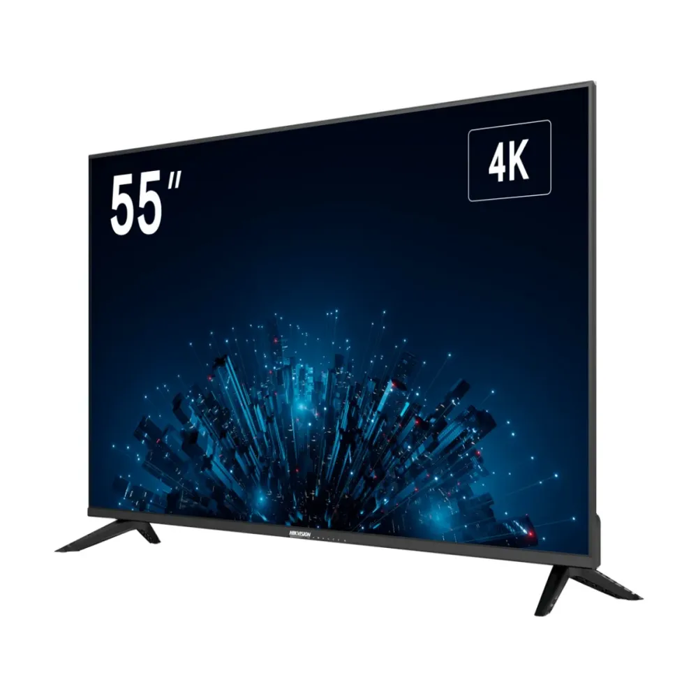 Monitor Hikvision DS-D5055U3-1V0S 55" LED VA UHD 60Hz Preto