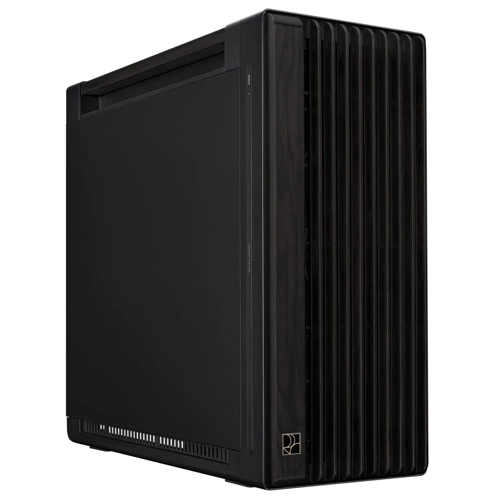 Caixa Extended-ATX Asus ProArt PA602 Wood Edition - Metal Panel Preta