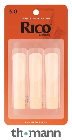 DAddario Woodwinds Rico Tenor Sax 3.0 - 3-Pack