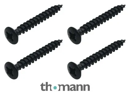 Warwick Screws Bolt-On Neck/Strap BL