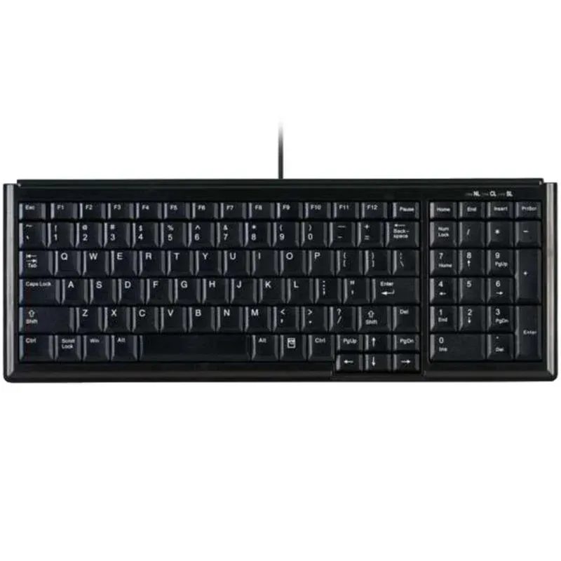 Teclado Contour Design Active Key AK-7000 com fio switch tesoura QWERTZ alemão
