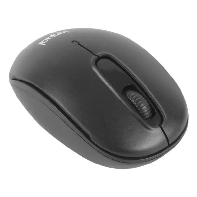 Rato iggual WOM-STANDARD-3D sem fios 1000 DPI preto ambidestro