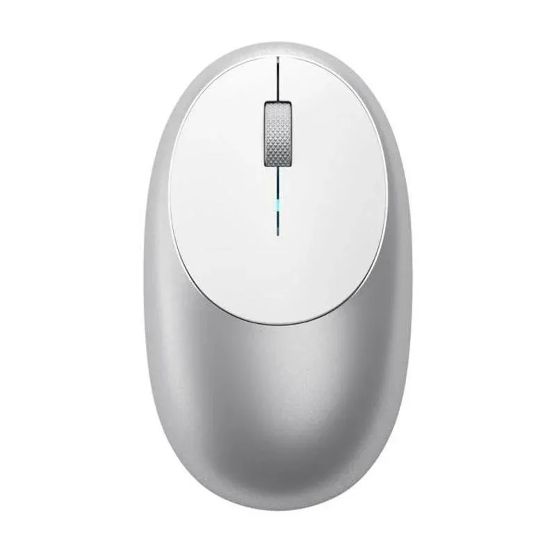Rato Satechi M1 Bluetooth Óptico 3 Botões Prateado Bateria Integrada