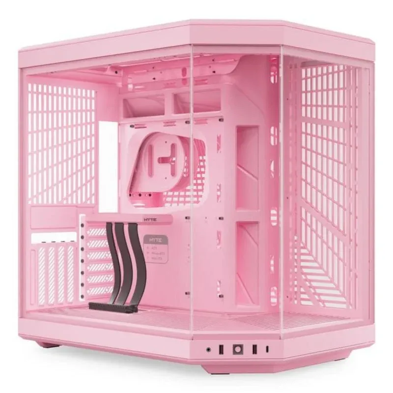 Torre ATX Hyte Y70 Matcha Milk Rosa Vidro Temperado USB-C 11 slots