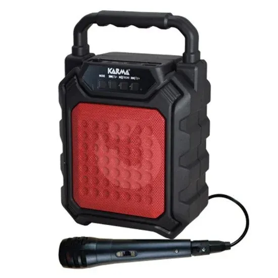 KARMA 4" HPS.44R USB/MP3/BT/LED/MIC Vermelho
