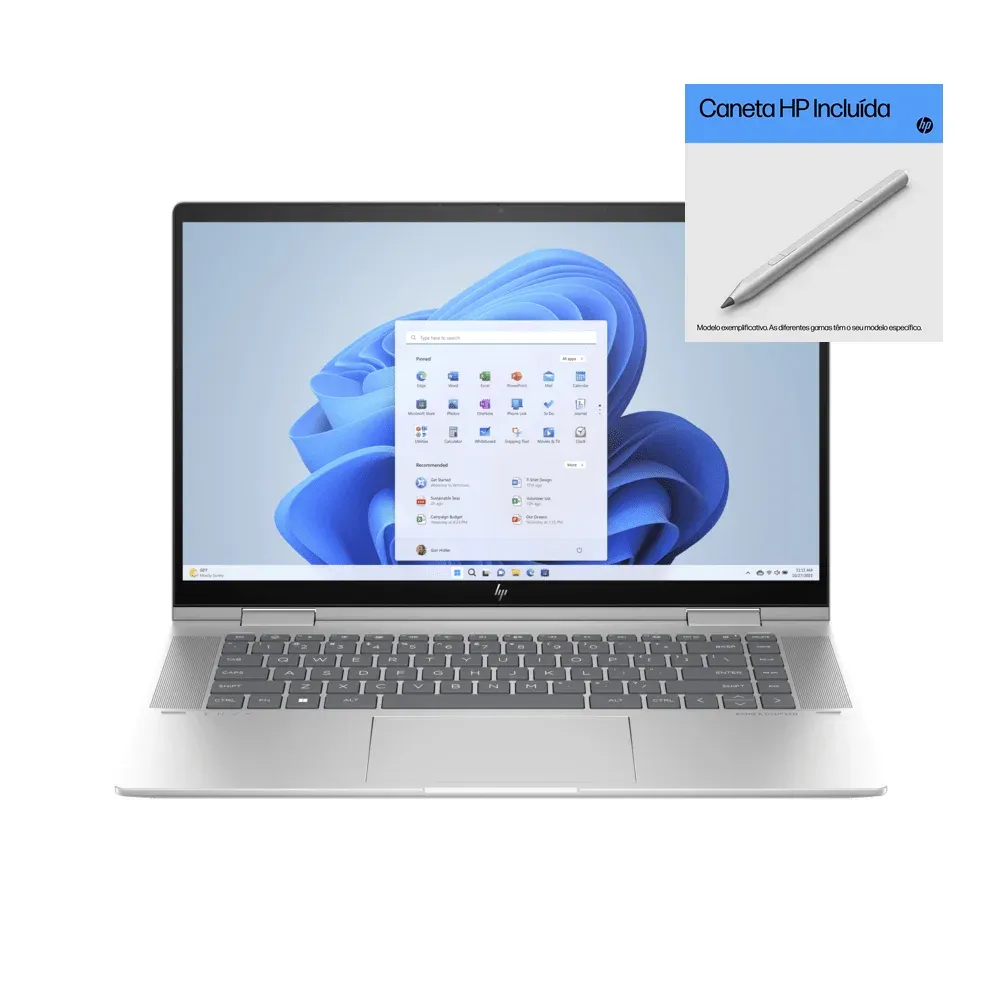 Portátil HP ENVY x360 15-fe0015np 15.6" Touch i7-1355U 16GB 512GB W11H