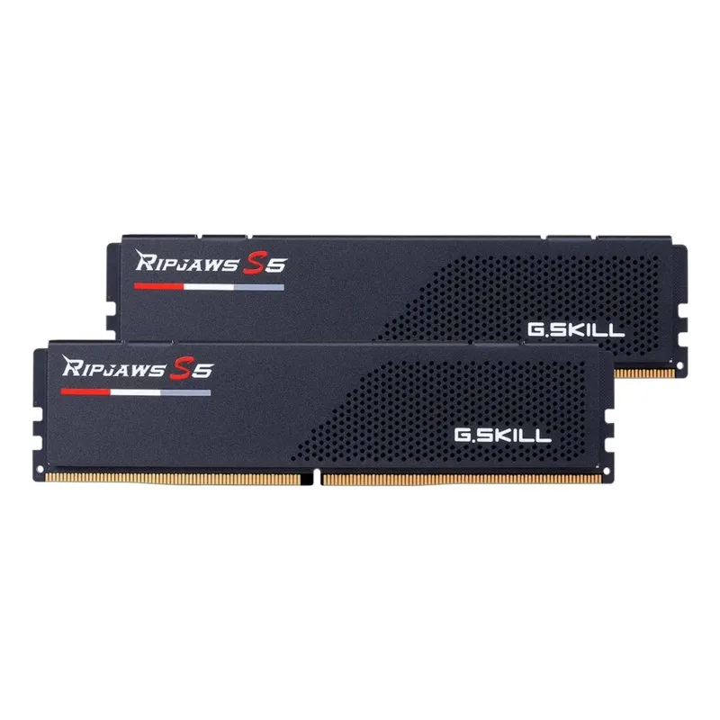 Memória RAM G.Skill Ripjaws S5 F5-5200J4040A24GX2-RS5K 48GB 2x24GB DDR5 5200MHz CL40 Intel XMP Preto