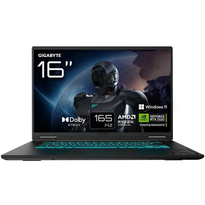 Portátil Gigabyte GAMING A16 16" AMD Ryzen 7 260 16GB 1TB SSD RTX 5060 Windows 11