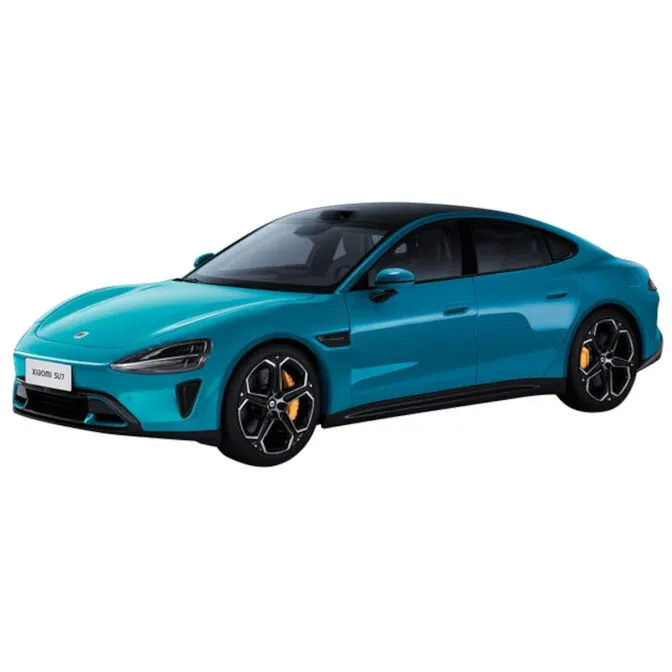 Carro Modelo Xiaomi SU7 1/18 Die-cast Azul Aguamarina
