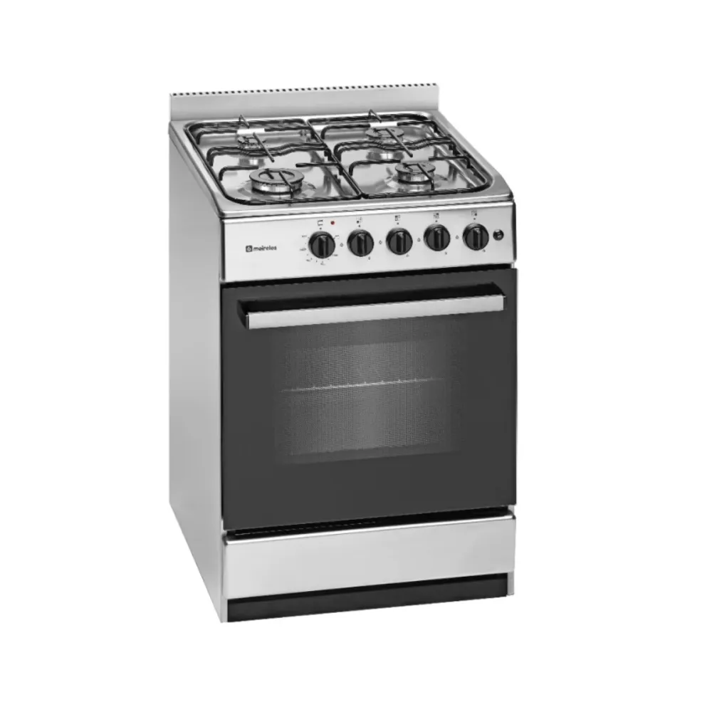 Fogão a Gás Meireles E 540 X ST 59L 4 Bicos Inox