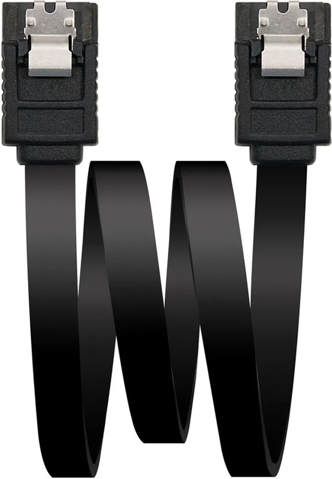Cabo SATA III Nanocable 50 CM Preto