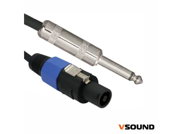 VSOUND Cabo Pro Speakon 2p Macho / Jack 6.35mm Macho 10m