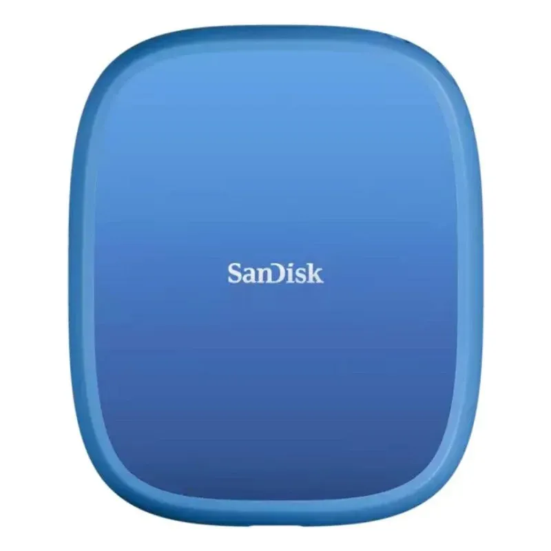 Disco Rígido Sandisk Creator Phone SSD Externo 1TB USB 3.2 Gen2 1000MB/s Resistente Azul