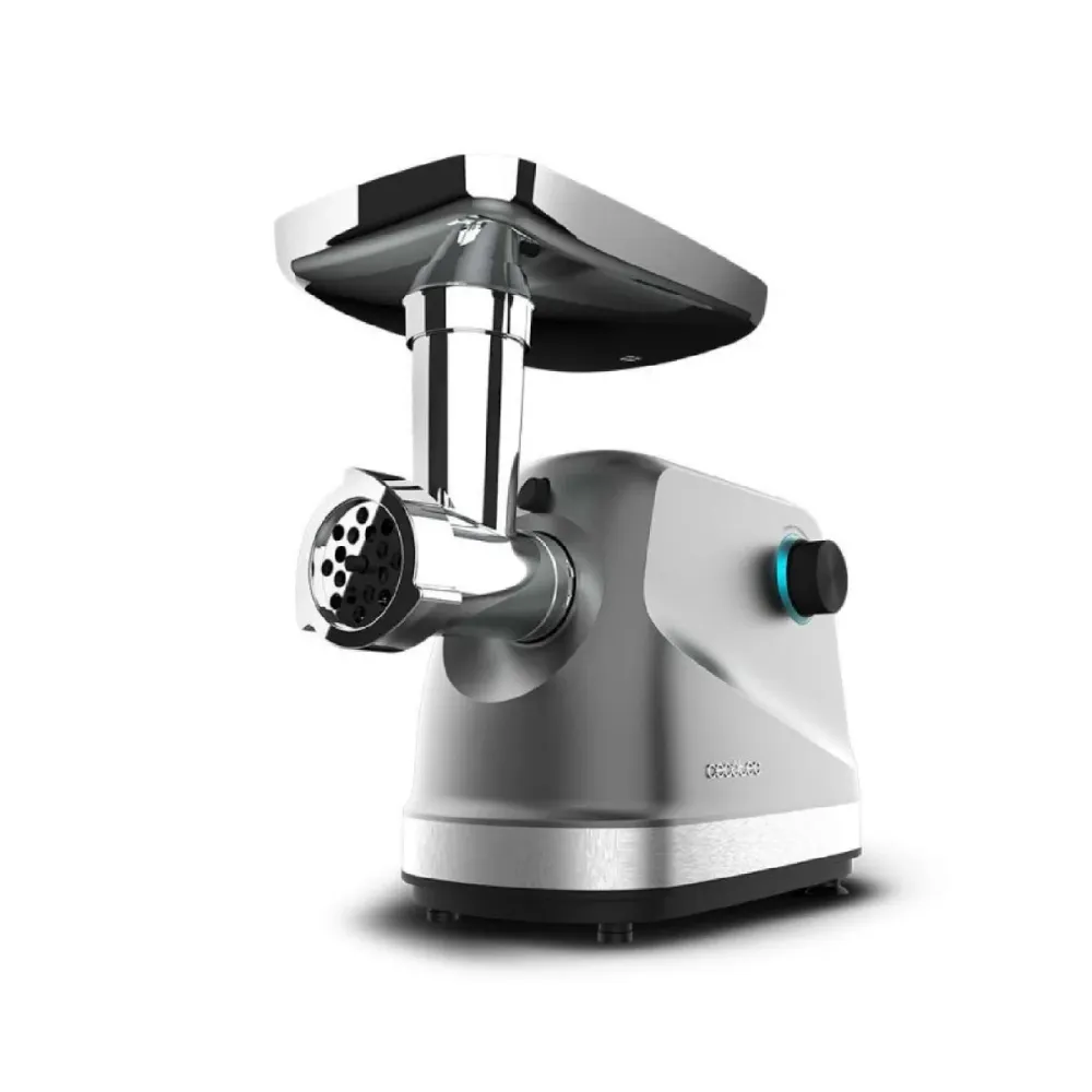 Picadora de Carne Cecotec Crusher 1400 Steel 1360W Cinzento