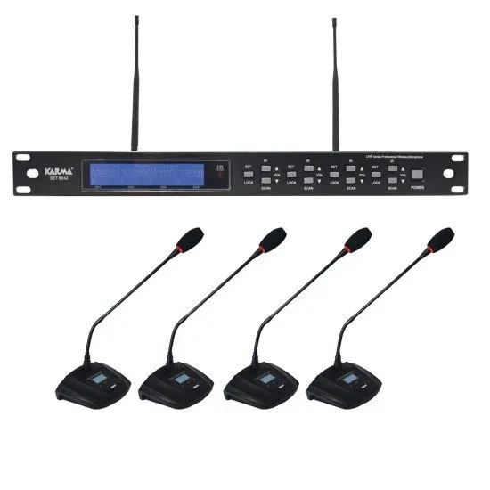 KARMA SISTEMA MICROFONE CONFERENCIA Set 8042 (4 unid)